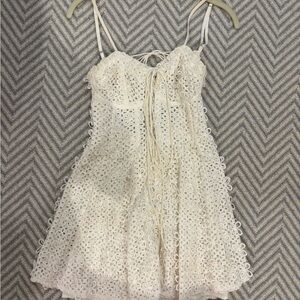 For love and lemons white mini dress!